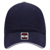 Otto 22-688 6 Panel Low Pro Baseball Cap Brushed Cotton Sandwich Visor Hat