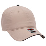 Otto 22-688 6 Panel Low Pro Baseball Cap Brushed Cotton Sandwich Visor Hat