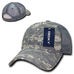 Decky 225 - 6 Panel Low Profile Relaxed Camo Trucker Hat - CASE Pricing - Picture 4 of 11