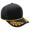 Pitbull Cambridge PB306 5 Panel Sponge Trucker Hat Bay Gold Leaf Foam Cap