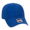 Otto 6 Panel Low Profile Baseball Cap, Brushed Cotton Twill Sandwich Visor Hat - 23-430