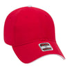 Otto 6 Panel Low Profile Baseball Cap, Brushed Cotton Twill Sandwich Visor Hat - 23-430