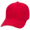 Otto 23-766 6 Panel Low Profile Baseball Cap, Cotton Twill Sandwich Visor Hat