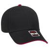 Otto 23-766 6 Panel Low Profile Baseball Cap, Cotton Twill Sandwich Visor Hat
