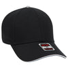 Otto 23-766 6 Panel Low Profile Baseball Cap, Cotton Twill Sandwich Visor Hat