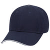 Otto 23-766 6 Panel Low Profile Baseball Cap, Cotton Twill Sandwich Visor Hat