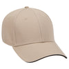 Otto 23-766 6 Panel Low Profile Baseball Cap, Cotton Twill Sandwich Visor Hat