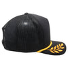 Pitbull Cambridge PB306 5 Panel Sponge Trucker Hat Bay Gold Leaf Foam Cap