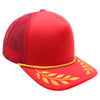 Pitbull Cambridge PB306 5 Panel Sponge Trucker Hat Bay Gold Leaf Foam Cap
