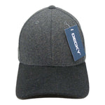 Decky 236 - 6 Panel Low Profile Structured Melton Wool Cap - CASE Pricing