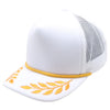Pitbull Cambridge PB306 5 Panel Sponge Trucker Hat Bay Gold Leaf Foam Cap