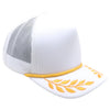 Pitbull Cambridge PB306 5 Panel Sponge Trucker Hat Bay Gold Leaf Foam Cap