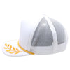 Pitbull Cambridge PB306 5 Panel Sponge Trucker Hat Bay Gold Leaf Foam Cap