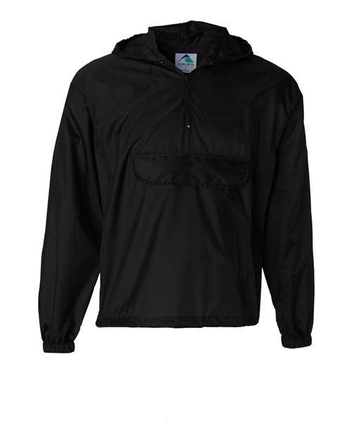 Augusta Sportswear 3130 Unisex Packable Half-Zip Hooded Pullover Jacket