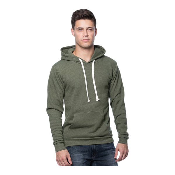 Royal Apparel Unisex Triblend Fleece Pullover Hoodie – Style 25055 Made in USA