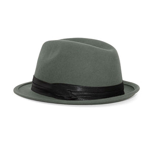 Mega Cap 2519 Men's Wool Felt Fedora Hat - 