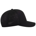 OTTO Cap 27-2 6 Panel Mid Profile Style Baseball Cap, Perforated Hat