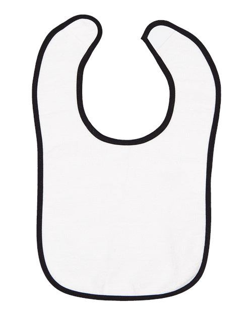 Rabbit Skins 1003 Infant Contrast Trim Terry Bib