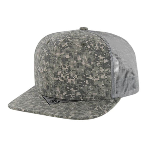 Kamel 301DCT 5 Panel Digital Camo Trucker Hat 301 Series