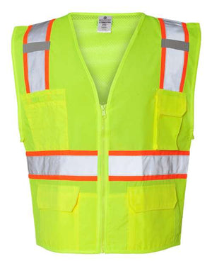 Kishigo 1163-1164 Unisex Ultra-Cool™ Solid Front Vest with Mesh Back - 