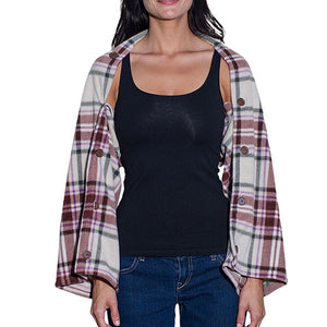 Mega Cap 3040 Convertible Fleece Scarf & Shawl - 