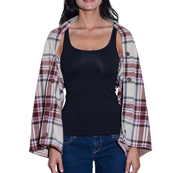 Mega Cap 3040 Convertible Fleece Scarf & Shawl