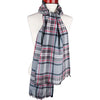 Mega Cap 3041 Plaid Fleece Scarf