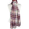 Mega Cap 3041 Plaid Fleece Scarf