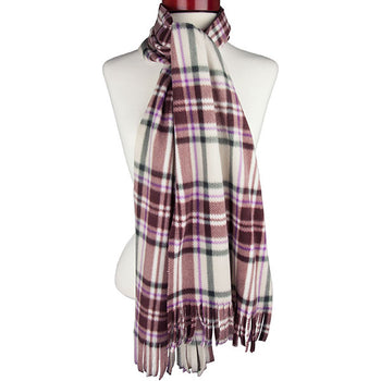 Mega Cap 3041 Plaid Fleece Scarf