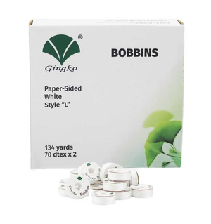 Gingko 308-103 Paper Sided Bobbins-L Style - 