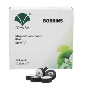 Gingko 308-106 Magnetic Paper Sided Bobbins-L Style - 