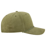 OTTO CAP 31-3 5 Panel Mid Profile Corduroy Baseball Cap