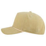 OTTO CAP 31-3 5 Panel Mid Profile Corduroy Baseball Cap