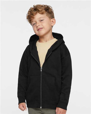 Rabbit Skins 3346 Toddler Full-Zip Fleece Hoodie Sweatshirt - 