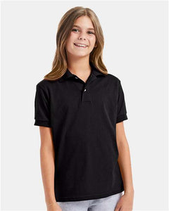 Hanes 054Y Youth EcoSmart® Jersey Polo - 