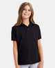 Hanes 054Y Youth EcoSmart® Jersey Polo