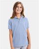 Hanes 054Y Youth EcoSmart® Jersey Polo