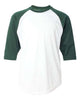 Badger 2133 Youth B-Core Three-Quarter Sleeve Baseball T-Shirt