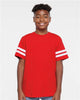 LAT 6137 Youth Football Fine Jersey Tee