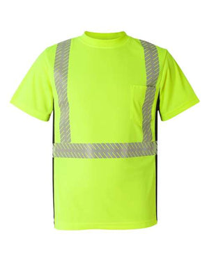 Kishigo 9114-9115 Unisex Premium Black Series® Breathable Tape Class 2 T-Shirt - 