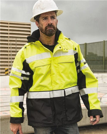 Kishigo JS135-136 Unisex Premium Black Series® 2-In-1 Jacket