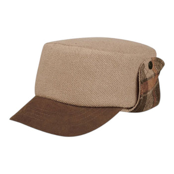 Mega Cap 3520 Knitted Army Cap with Warmer Flap