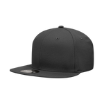 Decky 361 - Cotton Snapback Hat, Flat Bill Cap