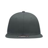 Wholesale Bulk Blank Snapback Flat Bill Cotton Hats - Decky 361 - Black