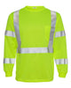 Kishigo 9145-9146 Unisex Long Sleeve Class 3 T-Shirt