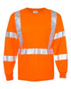 Kishigo 9145-9146 Unisex Long Sleeve Class 3 T-Shirt