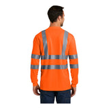 CornerStone ANSI 107 Class 3 Long Sleeve Snag-Resistant Reflective T-Shirt CS409