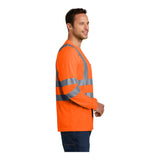 CornerStone ANSI 107 Class 3 Long Sleeve Snag-Resistant Reflective T-Shirt CS409