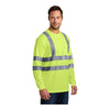 CornerStone ANSI 107 Class 3 Long Sleeve Snag-Resistant Reflective T-Shirt CS409