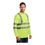 CornerStone ANSI 107 Class 3 Long Sleeve Snag-Resistant Reflective T-Shirt CS409